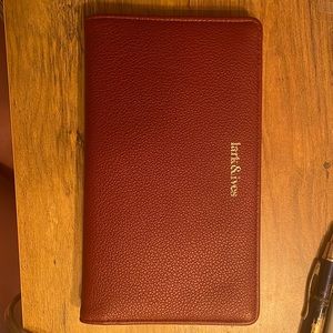 lark & ives vegan leather wallet